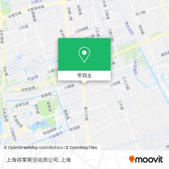 上海得莱斯活动房公司地图
