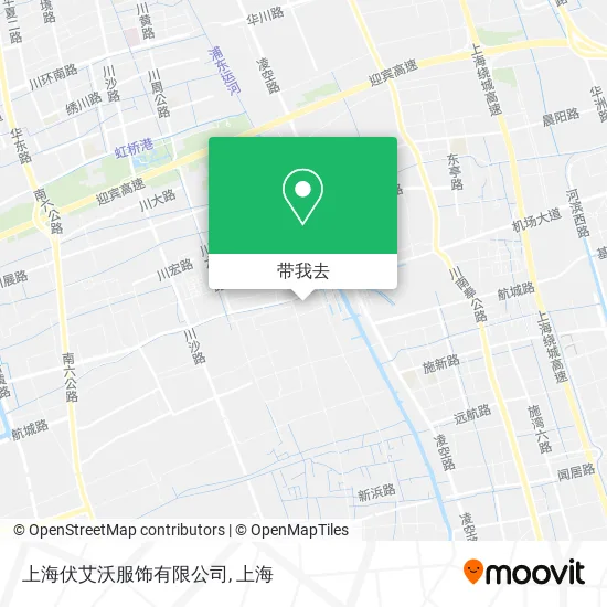 上海伏艾沃服饰有限公司地图