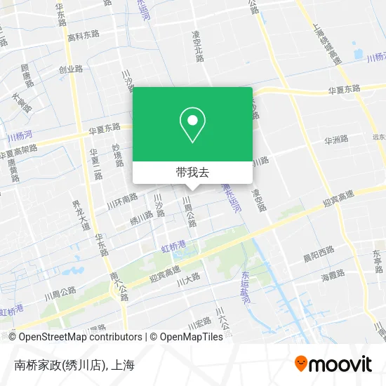 南桥家政(绣川店)地图