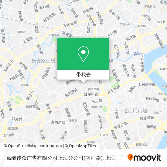 葛瑞传众广告有限公司上海分公司(南汇路)地图