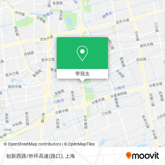 创新西路/外环高速(路口)地图