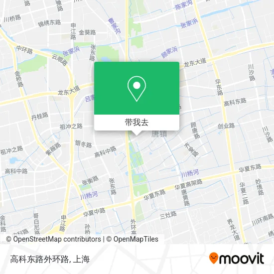 高科东路外环路地图