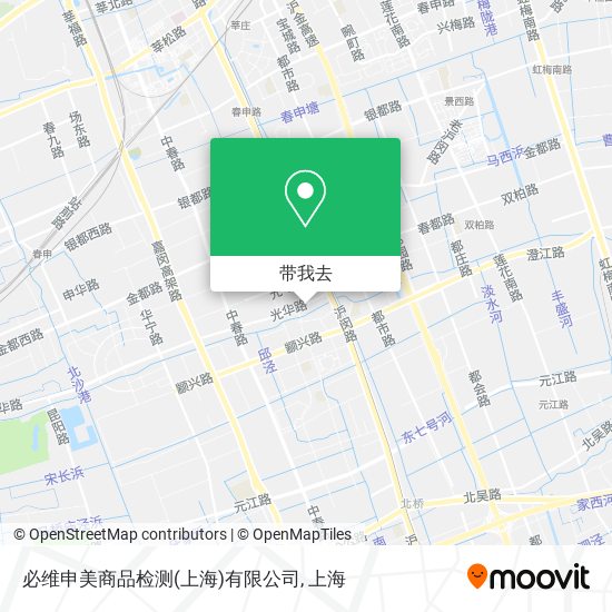 必维申美商品检测(上海)有限公司地图