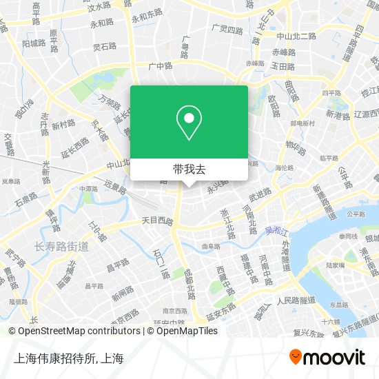 上海伟康招待所地图