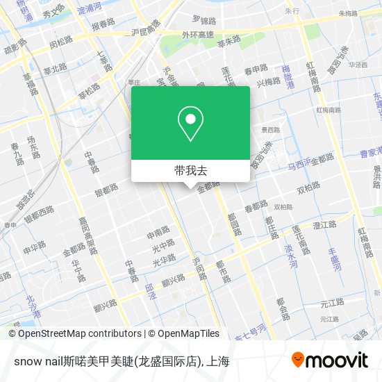 snow nail斯喏美甲美睫(龙盛国际店)地图