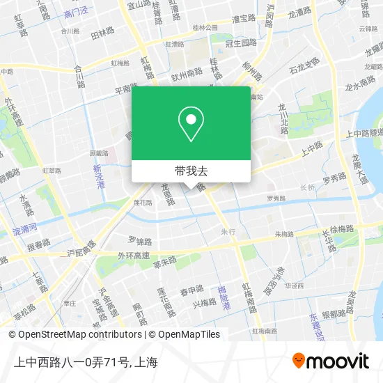 上中西路八一0弄71号地图