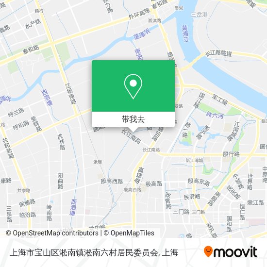 上海市宝山区淞南镇淞南六村居民委员会地图