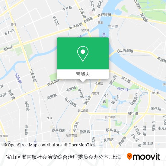 宝山区淞南镇社会治安综合治理委员会办公室地图