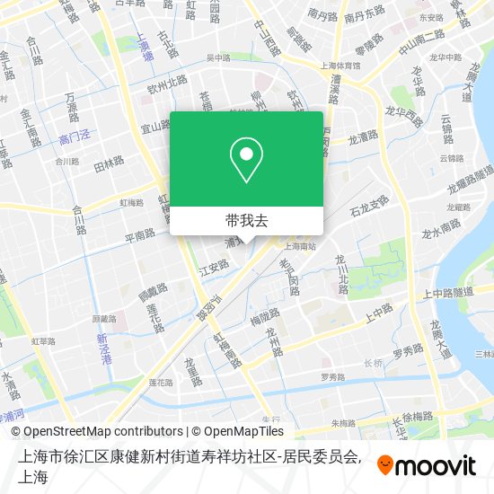 上海市徐汇区康健新村街道寿祥坊社区-居民委员会地图