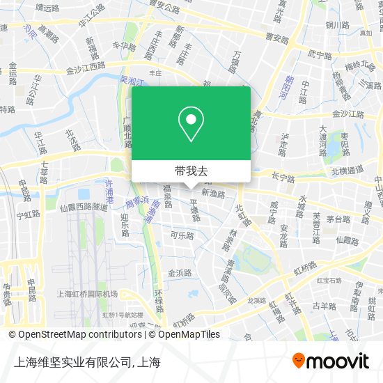 上海维坚实业有限公司地图