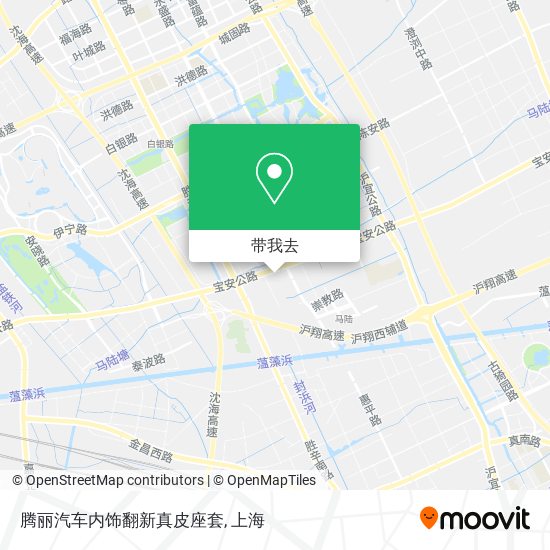 腾丽汽车内饰翻新真皮座套地图