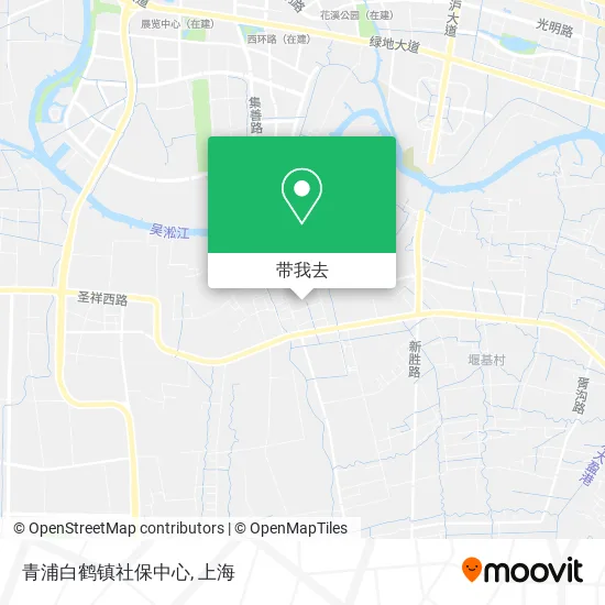 青浦白鹤镇社保中心地图