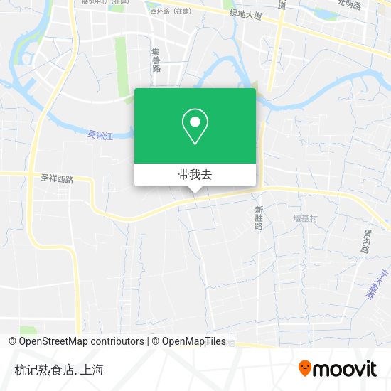 杭记熟食店地图
