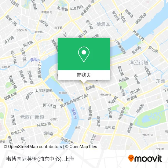 韦博国际英语(浦东中心)地图