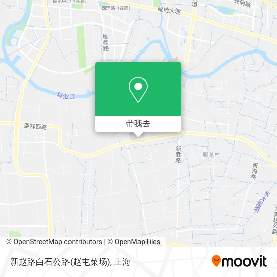 新赵路白石公路(赵屯菜场)地图