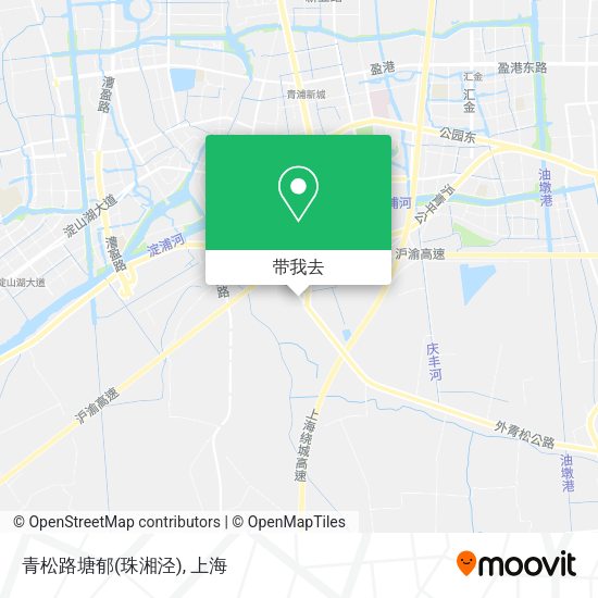 青松路塘郁(珠湘泾)地图