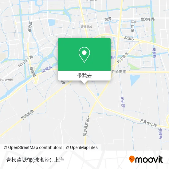 青松路塘郁(珠湘泾)地图