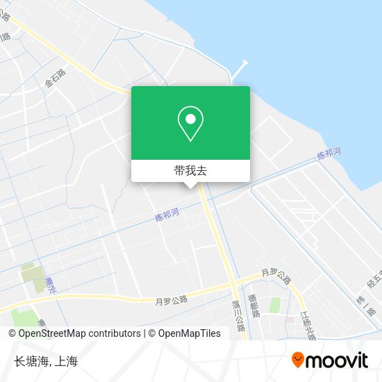 长塘海地图
