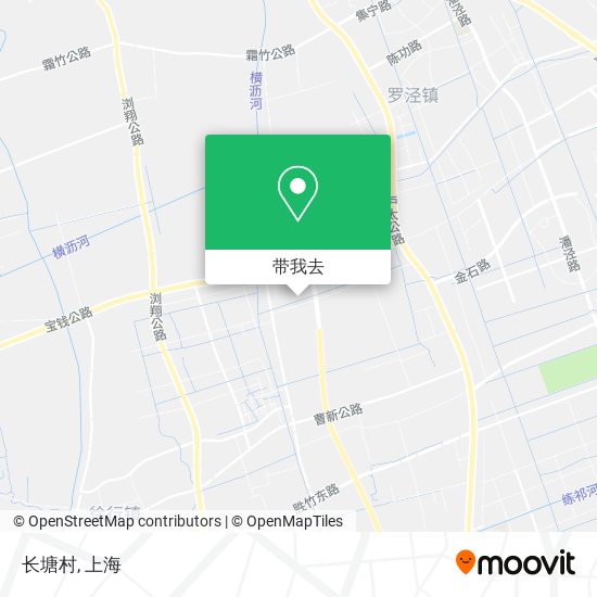 长塘村地图