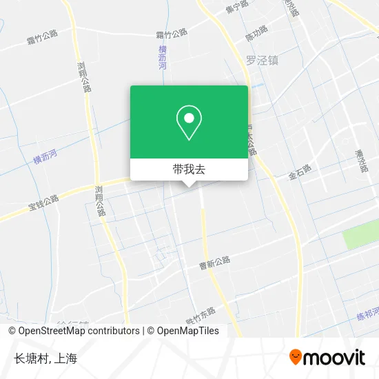 长塘村地图
