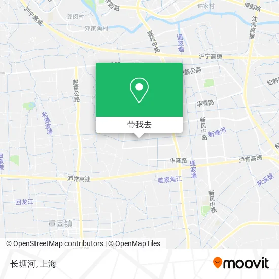 长塘河地图