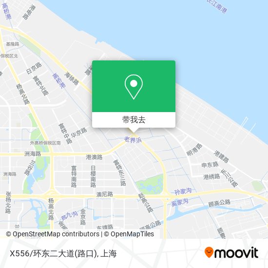 X556/环东二大道(路口)地图