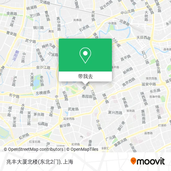 兆丰大厦北楼(东北2门)地图