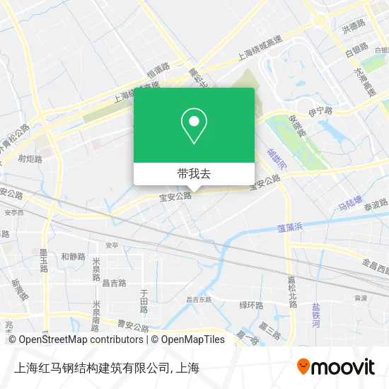 上海红马钢结构建筑有限公司地图