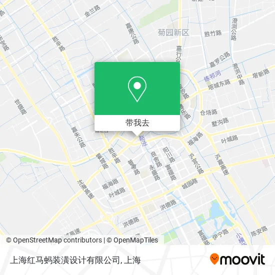 上海红马蚂装潢设计有限公司地图