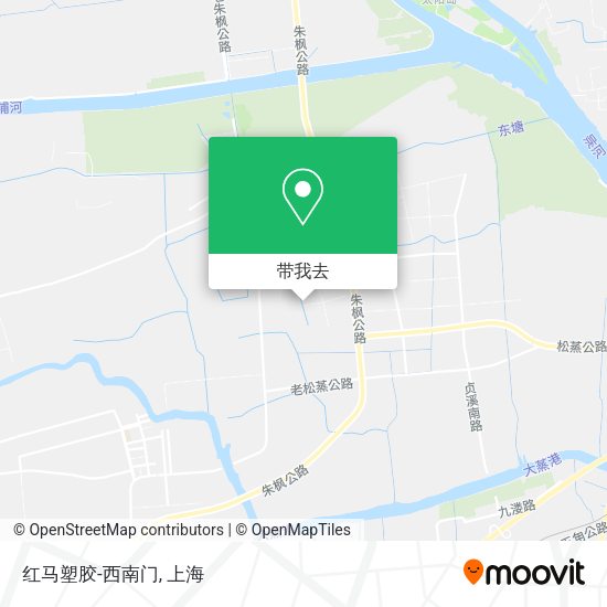红马塑胶-西南门地图