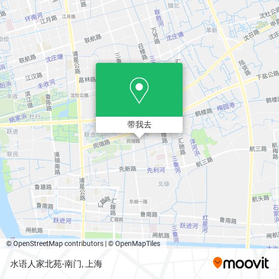 水语人家北苑-南门地图