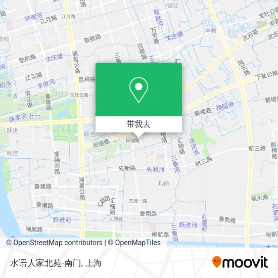 水语人家北苑-南门地图
