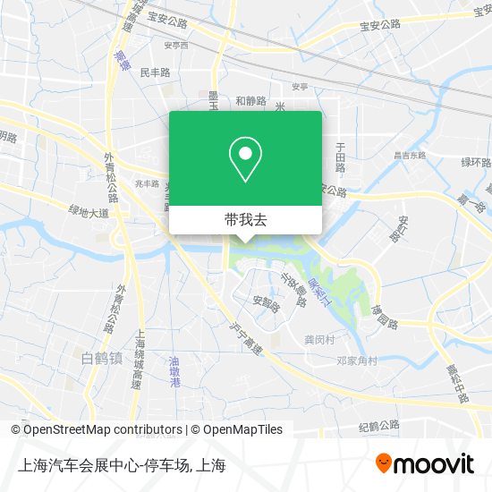 上海汽车会展中心-停车场地图