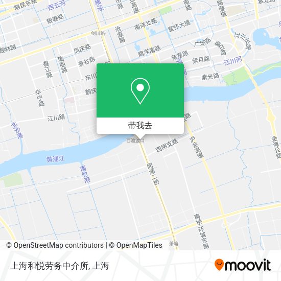 上海和悦劳务中介所地图