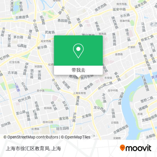 上海市徐汇区教育局地图