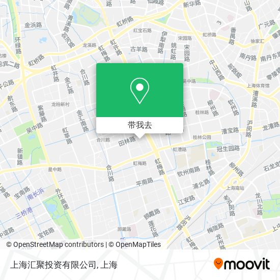 上海汇聚投资有限公司地图