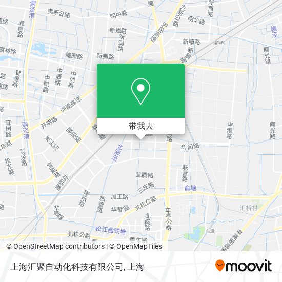 上海汇聚自动化科技有限公司地图