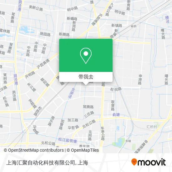 上海汇聚自动化科技有限公司地图