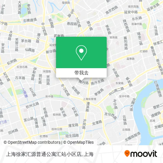 上海徐家汇源普通公寓汇站小区店地图