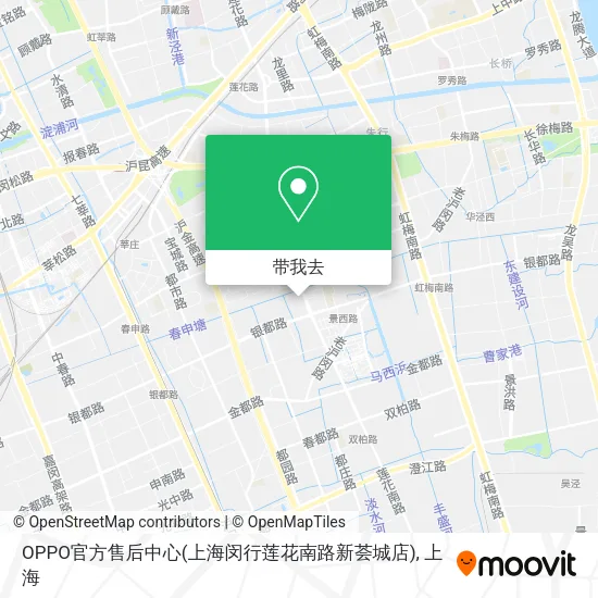 OPPO官方售后中心(上海闵行莲花南路新荟城店)地图