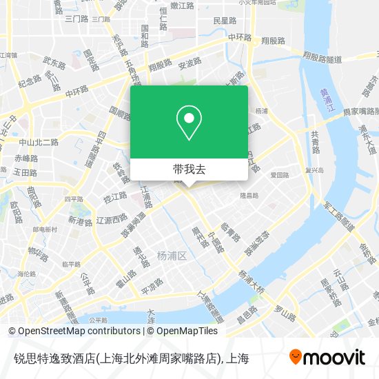 锐思特逸致酒店(上海北外滩周家嘴路店)地图