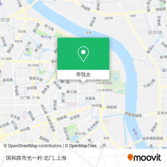 国和路市光一村-北门地图