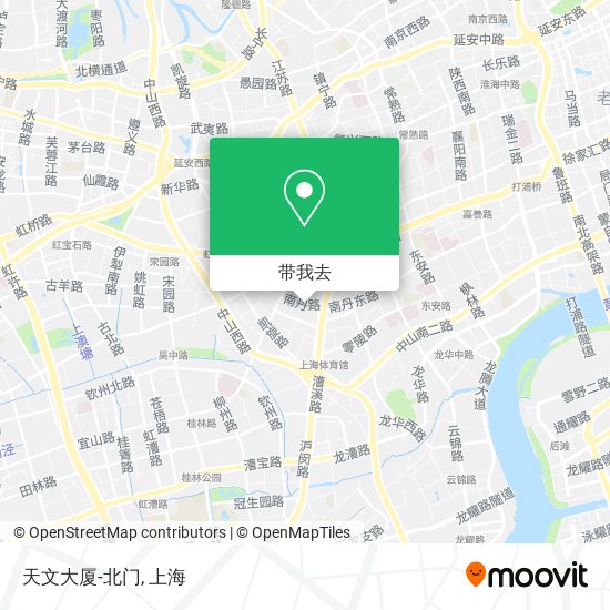 天文大厦-北门地图