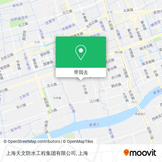 上海天文防水工程集团有限公司地图