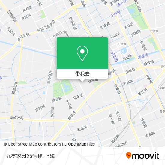 九亭家园26号楼地图