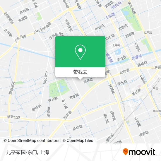 九亭家园-东门地图