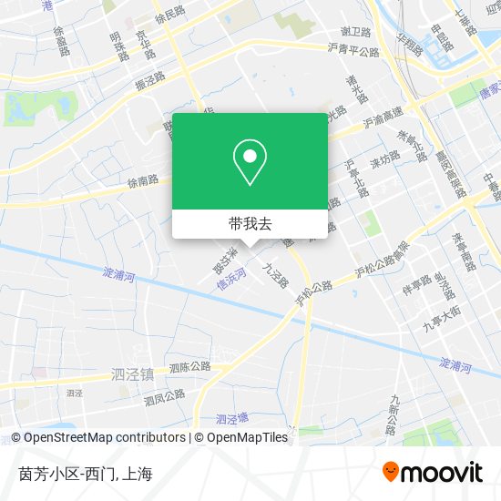 茵芳小区-西门地图