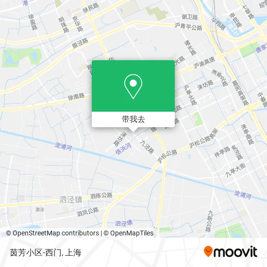 茵芳小区-西门地图