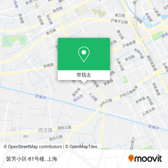 茵芳小区-81号楼地图