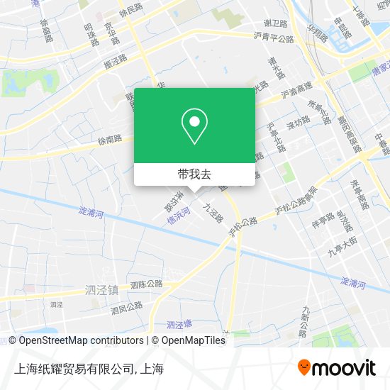 上海纸耀贸易有限公司地图